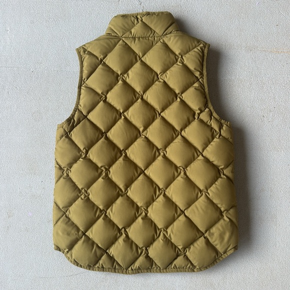 J. Crew Puffer Vest Olive Green Women’s Small - Picture 3 of 3
